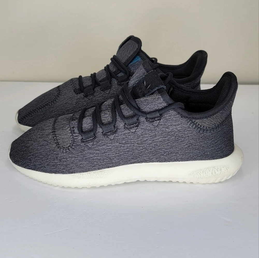 ADIDAS ORIGINALS TUBULAR SHADAW WOMEN'S RUNNING SHOES CQ2460 BLCK/WHITE Size 8